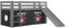 Pack - Lit Enfant Toboggan & Tente Pino Pirates II Gris