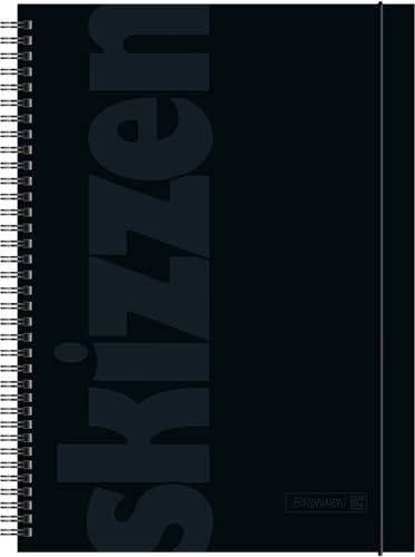 Skizzenbuch, A4, 48 Blatt, schwarz