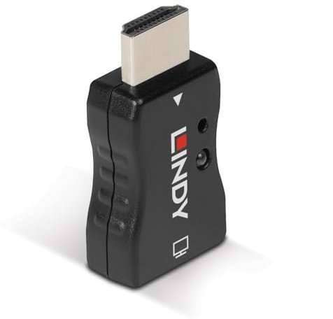 Lindy HDMI 2.1 EDID Emulator Advanced EDID Minder für HDMI-Displays, unterstützt 8K, HDR und hohe Bildwiederholraten