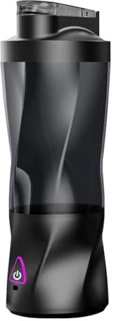 Smoothie Maker,BPA Frei,Zerkleinert Eis,Obst,Mini Standmixer,6000 mAh,USB-C Ladegerät,Portable Mixer for Milkshake für Büro,Babynahrung,Reisen,Küche(Schwarz)