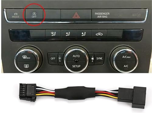 Szwaldaper Auto-Automatik-Stopp-Start-Motorsystem-Ausschaltgerät-Kontrollsensor, for Seat, ATE Leon 6-polig, SEAT Leon ATE 10-polig Auto-Start-Stopp-Sensor(Leon ATE 10pins 2)
