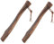 Happyyami 2St Axtstiel aus Holz Hacke Spaltaxt -Zubehör Steinhammer Griff für Camping-Äxte holzwerkzeug holzstiel Axtersatz Holzbeilstiel Mini- Axtgriffe aus Holz Holzgriff Coffee