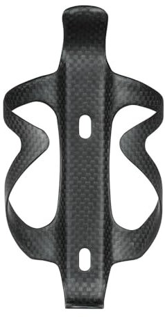3K Ultraleichte Kohlefaser Fahrradflaschenhalter, Kompatibel mit Mountainbikes/Rennrädern/Klapprädernultraleichte Wasserflaschenhalter leicht und stark 15g (Mattschwarz-01)