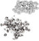 Veemoon 100Ensembles Lot de Coupelles Aluminium pour Bougies Chauffe-Plat Récipients Vides pour Fabrication de Bougies Artisanales Accessoires Pratiques pour DIY et Stockage