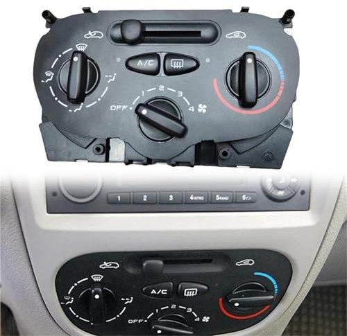 NKLDDE Para P&eugeot 206 207 Control De Calefacción 6451WC Panel De Control De Aire Acondicionado Regulador Manual Engranaje 9624695377