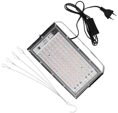 TOYANDONA 1 Stück Lampenanlagenlampe füllen Pflanzen Gewächshausbeleuchtung wachsende Lampe LED wachsen Lichter Indoor-Wachstumslampe Gewächshauslicht Aluminiumlegierung Schwarz