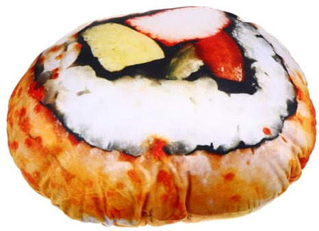 VANZACK Sushi Roll Kuschelkissen Plüsch Kissen Aus Baumwolle Lustiges Dekoratives Wurfkissen Für Bett Sofa Auto Geschenk