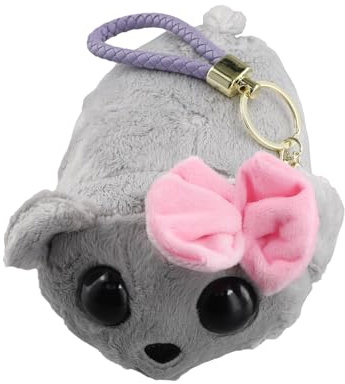 Nudiuhis Cute Sad Hamster Plush Keychain Sad Hamster Meme Plush Pendanttoy Figure Soft Toy Stuffed Animal Keychain Decoration B