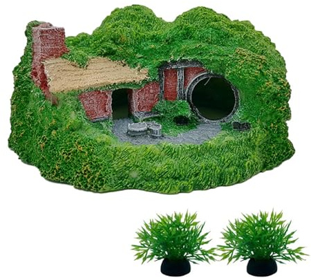 Rdxanc Künstliche Höhle für Aquarien, Terrarien, Garnelen, Baumschmuck, Lebensraum, Aquarium-Dekorationen