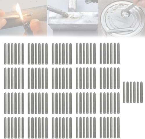 2026 Baguettes De Soudage Universelles, Fil De Soudage Activé Par Un Briquet, Baguette Soudages, Sans Machine à Souder, Couture Soudure Ferme, Résistante Aux Fissures Et Portable for Bricolage(126PCS)