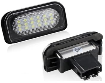 Dnhqknoaf License Number Plate Light LED For Benz For W203 4D W211 W219 6000k White Number Plate Lamp 2pcs 12V LED License Plate Light Bulb No Error Canbus