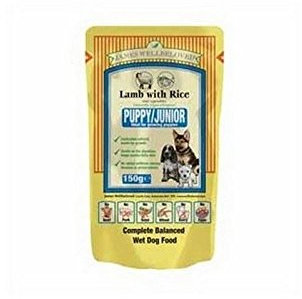 James Wellbeloved Welpenfutter Beutel Mit Lamm & Reis M (150 G) (Packung mit 6)