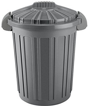 Tontarelli Bidone Universale piccolo da 8L Aurora Teo, colore Grafite