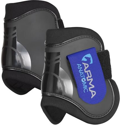 Shires Arma Fetlock Boots Cob/Full Size Black Royal