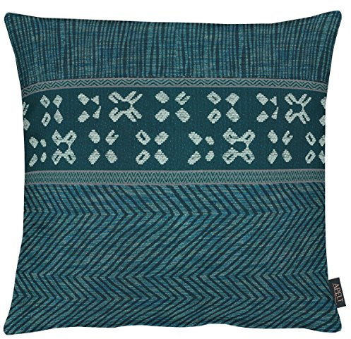 Apelt Kissenhülle, Polyester, Petrol, 49 x 49 cm