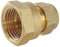 SOMATHERM FOR YOU, Raccord à compression laiton femelle 12/17 pour tube cuivre Ø12 - Idéal pour plomberie, réseaux d'eau sanitaire et chauffage - Étanchéité filet ou joint plat