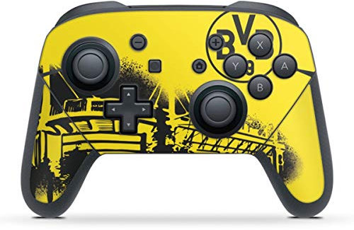 DeinDesign Skin kompatibel mit Nintendo Switch Pro Controller Folie Sticker Borussia Dortmund Stadion BVB