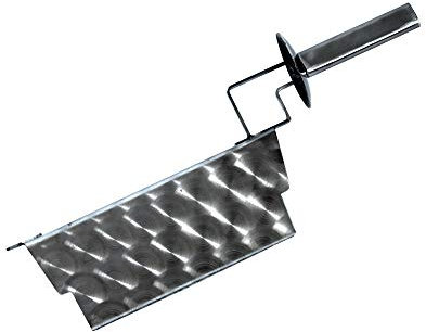 Edelstahl V2A Trennblech (Elegant für Grill mit 40cm Breite)