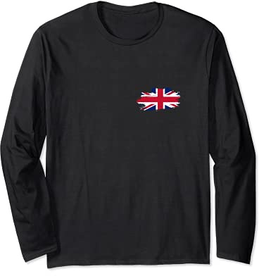 Drapeau Grande Bretagne Manche Longue