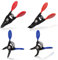 LEONTOOL 4 Pcs Mini Snap Ring Pliers Set, 3 Internal and External Circlip Pliers, Straight and 45° Angle Jaws, Tip Diameter 0.04 Retaining Ring Pliers