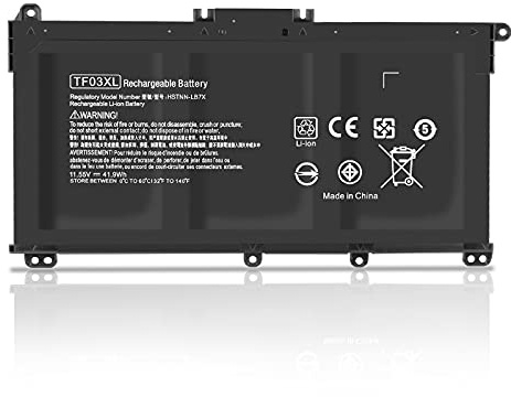 Exmate Batterie TF03XL pour HP 920046-421 920070-855 HSTNN-LB7X HP 14-BP 14-BP004NG Pavilion 14-BF 14-BF007NG 14-BK 14-BK010NB 15-CC 15-CC001NG 15-CD 15-CD000NG 15-CK 15-CK001NG 17-AR 17-AR007CA