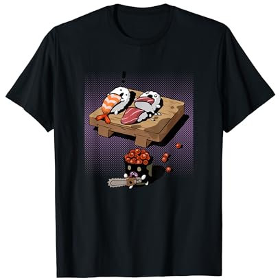 Schlafende Kettensäge - Lustiges japanisches T-Shirt