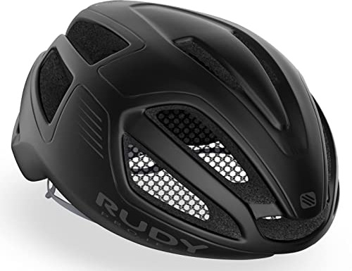 Spectrum Black (Matte) L 59-63/23,2-24,8 Free Pads + Bug Stop + Pouch Included Rudy Project Unisex Erwachsene
