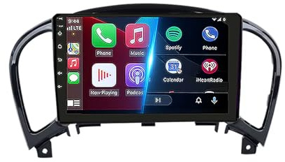 Android 13 Car Radio 9 Pollice Touchscreen per Nissan Juke 2010-2014 Lettore multimediale GPS con Bluetooth FM Radio USB Comandi al Volante Telecamera Posteriore（2+32G）