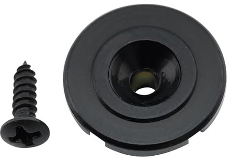 Musiclily Pro Steel Vintage Round Bass String Guide Retainer Tree for Precision/Jazz Bass Electric Bass, Black
