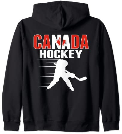 Canada Ice Hockey Fans Trikot – Support Canadian Hockey Team Kapuzenjacke