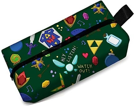 MayDee Z-lda Pen Bag Z-lda Grande Capacité Pencil Box Papeterie Sac De Rangement Cartoon Pen Box