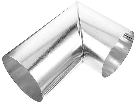 Amosfun 90grad Ofenrohr Bogen Aus Aluminium Ofen Rauchabzug Metall Kaminrohr Verlängerung Für Heizöfen Sicherer Brandschutz Leicht Und Langlebig