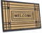 Hanse Home Fußmatte Kokos und Gummi für Innen und Außen - Outdoor Schmutzfangmatte Natur, Kokosmatte Outdoor Welcome, Wetterfest und rutschfest für Flur, Terrasse, Eingangsbereich - 45x75cm