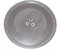 Yourspares Universal Microwave Turntable Glass 255mm Fits Hotpoint, Indesit, Kenmore, Kenwood, LG, Maytag, Morphy Richards, Panasonic, Russell Hobbs and Sainsburys Universal