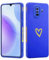 LENGRACE für Samsung Galaxy S9 Plus Liebesmuster Hülle,Galvanik Goldfarbene Herzmuster Stilvoll für Mädchen Frauen Stoßfeste Silikon TPU Handyhülle-Navy blau