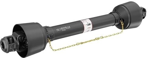 WilTec Arbre Transmission T2 Cardan 750mm 270Nm 540tr/min Prise Force 23kW (31 CV) 2X 1 3/8 6 Dents