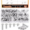 Tanstic 200 rivetti M6 in alluminio massiccio per braciere, 6 mm, 10 mm, 14 mm, 20 mm, 25 mm, rivetti in alluminio massiccio per macchinari e industria automobilistica
