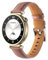 RuenTech Correa de piel auténtica suave compatible con Huawei Watch GT4 41mm/GT5 41mm, 18 mm, correa de repuesto para Huawei GT5 Pro 42mm accesorio (rosa oscuro)