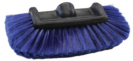 Hi-Tech 14” Car Wash Brush Head – Soft Bristles for Cars, Trucks, RVs, Boats, Campers – Multi-Level Design – Fits Threaded Handles – Flow-Thru Capable