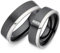 123traumringe Eheringe in Titan & Keramik I Partnerringe mit 3 Zirkonia & Etui I Gravierbare Eheringe mit Ringgröße 50-70 mm I Edle Verlobungsringe in 6 mm Breite & 2 mm Stärke I S64