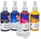 Tinta de sublimación Sublinova Smart de InkTec Pack de 4 tintas de sublimación (CMYK) + tapónes de Recarga para Eco Tank y SC