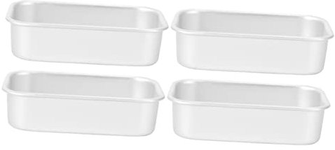 PRETYZOOM 4stücke Aluminiumlegierung Kastenformen Für Toastbacken Antihaft-brotbackform Für Kuchen Und Brot Leicht Zu Reinigen Entformen Für Familienfeiern Und Tägliche Küche