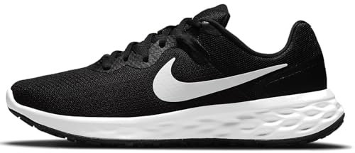 Nike Revolution 6 DC3728 Herrenlaufschuhe, Turnschuhe, Sneaker, Schwarz/Weiß-Eisengrau 003, Größe 47,5, 47.5 EU
