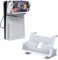 Hangable Stand Base Compatible with PlayStation Portal, DOBEWINGDELOU Dual Use Holder Hanger with Magnetic Charging for P5 Portal Remote Player
