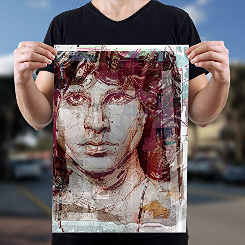Jim Morrison Sketch Poster 50x70 cm