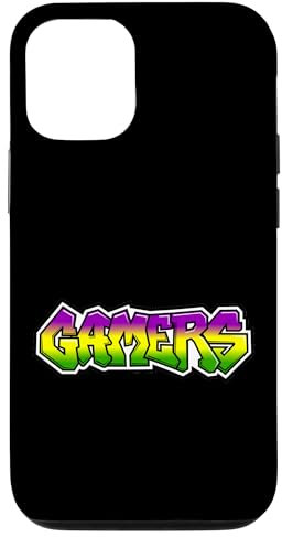 Hülle für iPhone 14 Pro Videospiel Spieler Gamer Graffiti Text Geschenk Männer Frauen Kinder