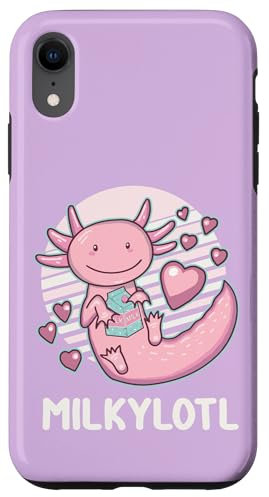 Hülle für iPhone XR Axolotl Milk Lover Milkylotl Kawaii Chibi Ästhetisches