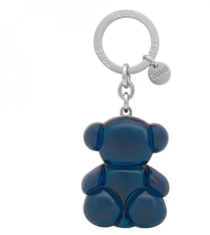 TOUS Schlüsselanhänger Half Bold Bear 2002200133, blau