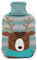 Wärmflasche, 1,7 l, weiches und hautfreundliches Futter, Maße 20 x 32 x 4 cm, ideal zum Aufwärmen und Lindern von Schmerzen.