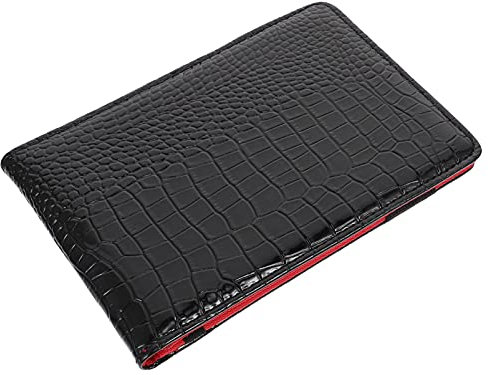 UKCOCO 1Pc Ledertasche Integral Book Protector Cover Light Protector Integral Book Ledertasche Schwarz Kunstleder